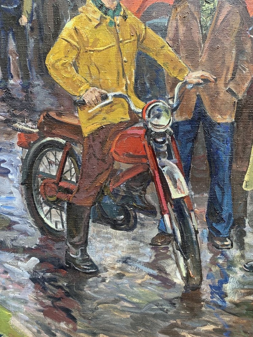 Oil painting Mechanics Weissburg Efim Efimovich - 5