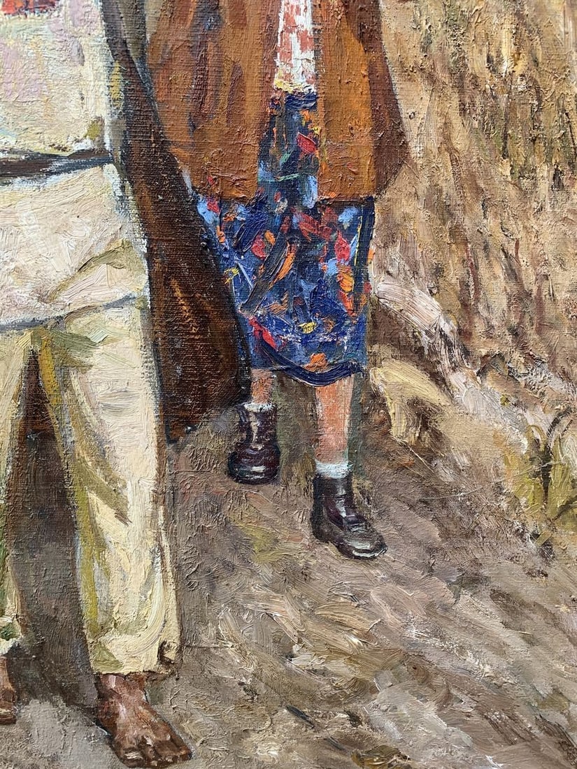 Oil painting First tractor Weissburg Efim Efimovich - 9