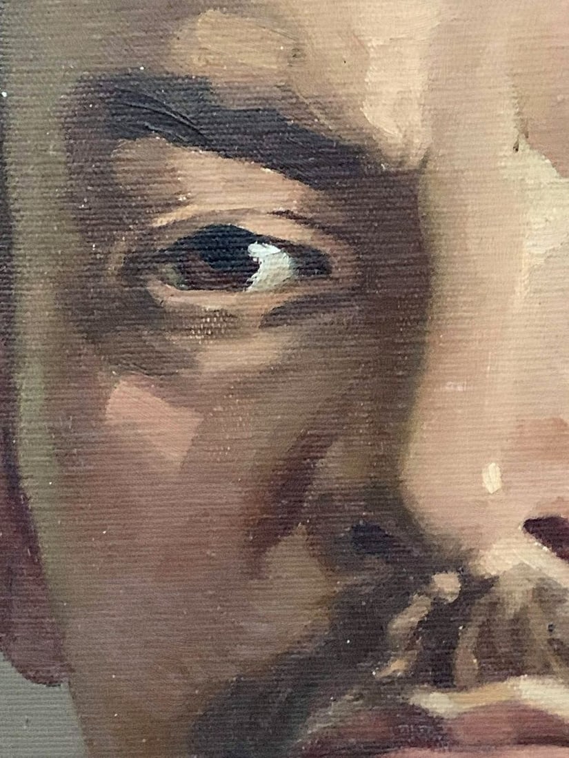 Social realism oil painting Portrait of Lenin Unknown artist - 7