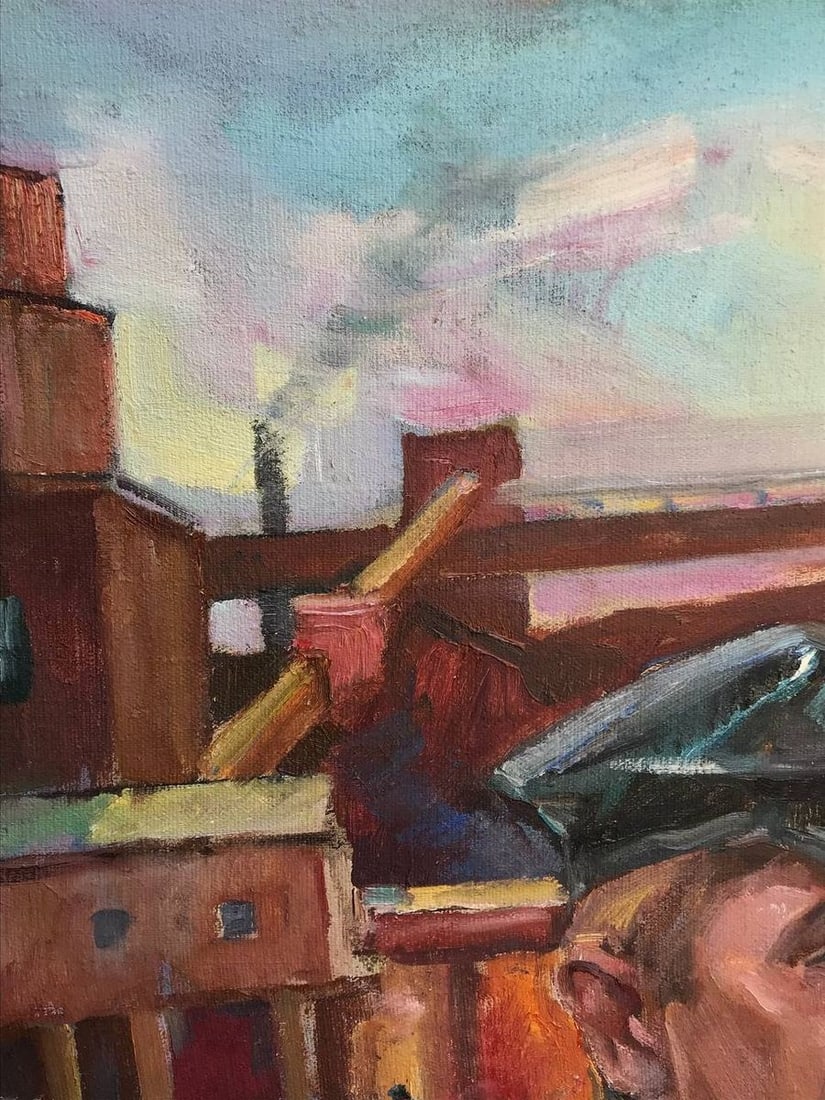 Oil painting After the watch Mishurovsky V - 4