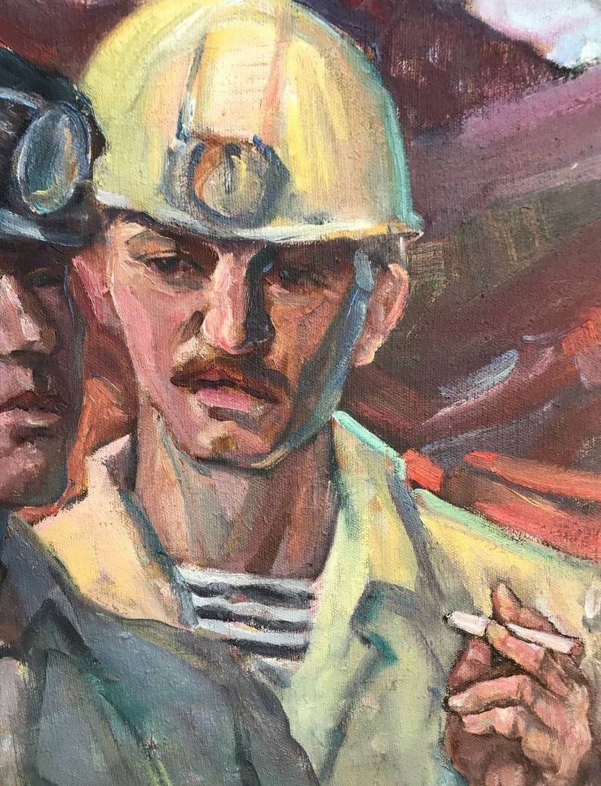 Oil painting After the watch Mishurovsky V - 9