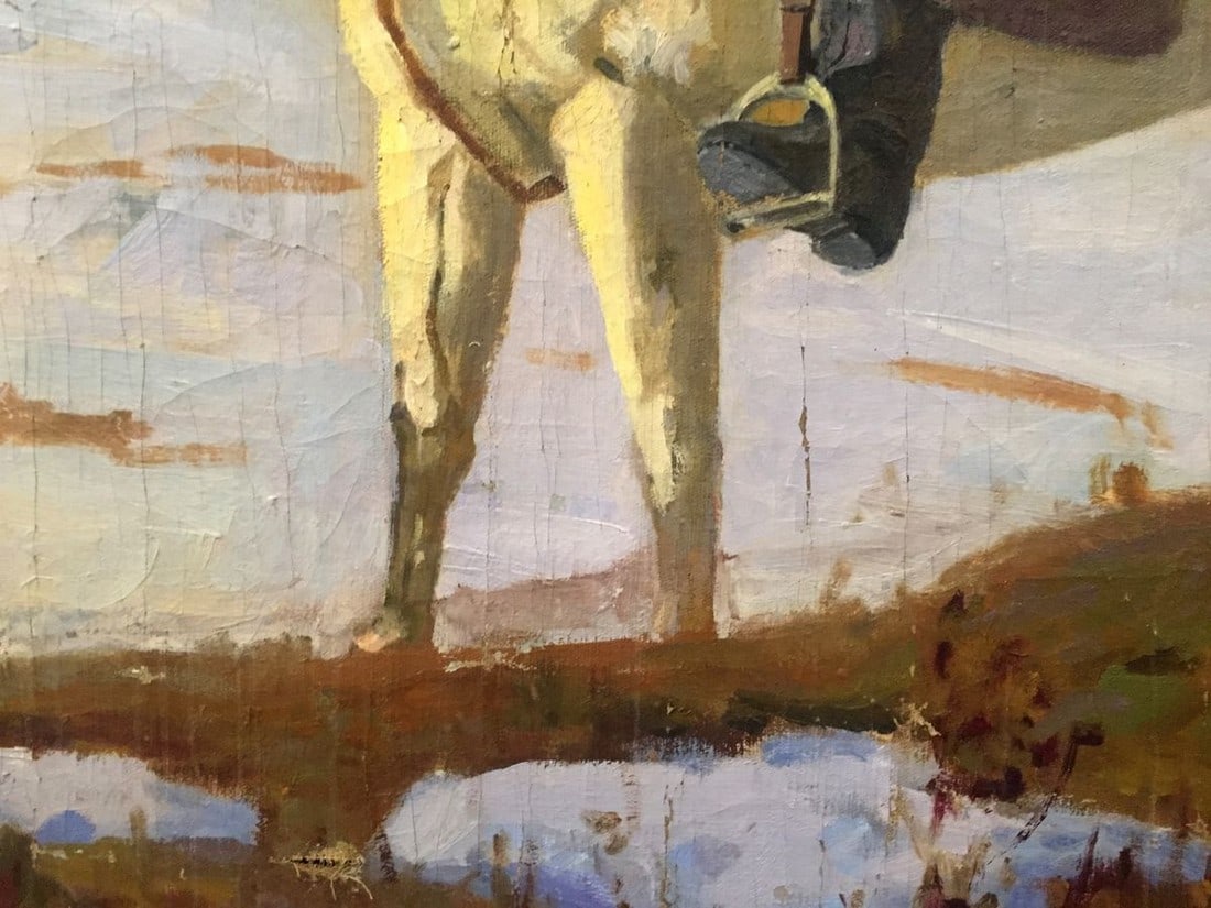 Oil painting Mom with son - 6