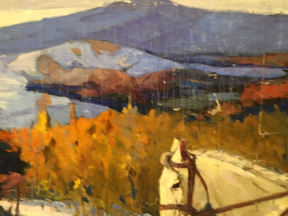 Oil painting Mom with son - 7