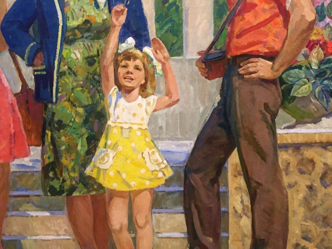 Oil painting Daughter's birthday Chuchalin M.I. - 4