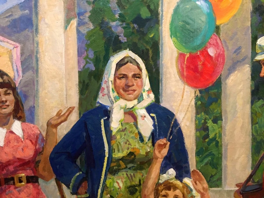 Oil painting Daughter's birthday Chuchalin M.I. - 7