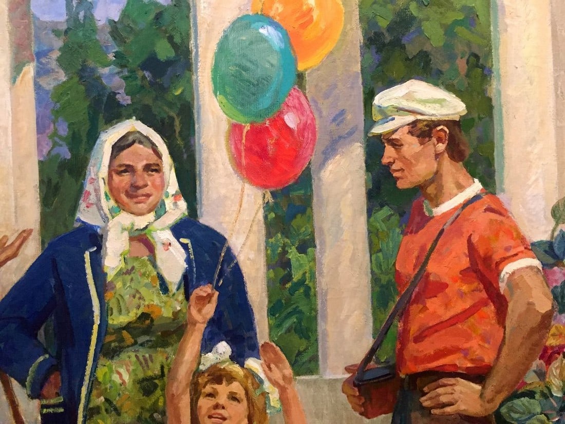 Oil painting Daughter's birthday Chuchalin M.I. - 9