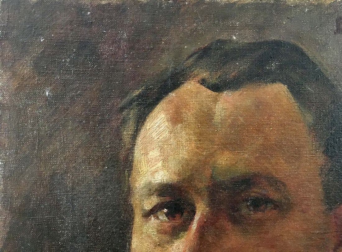 Oil painting Portrait of a soldier Vladimir Aleksandrovich Kuznetsov - 3