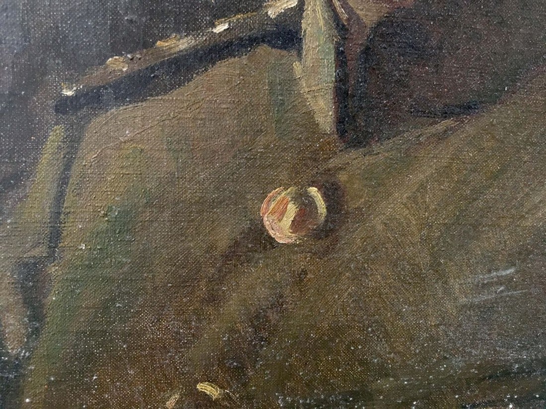 Oil painting Portrait of a soldier Vladimir Aleksandrovich Kuznetsov - 6