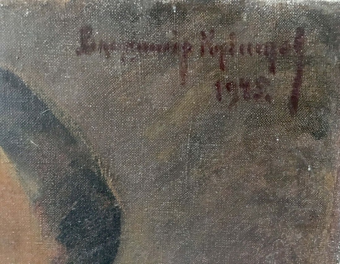 Oil painting Portrait of a soldier Vladimir Aleksandrovich Kuznetsov - 7