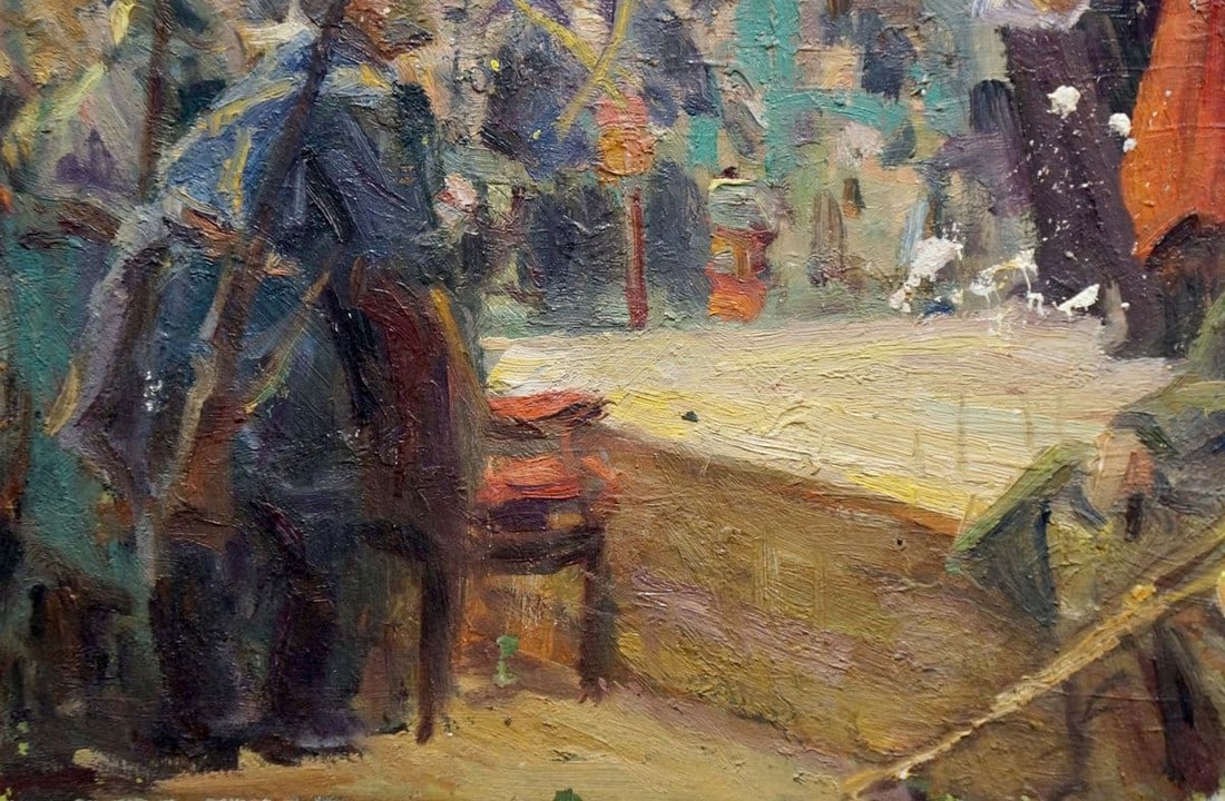 Oil painting Lenin speaks Bazylev Nikolay Ivanovich - 2