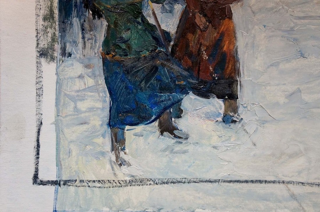 Oil painting Rally of people Pokulity Konstantin Ivanovich - 3