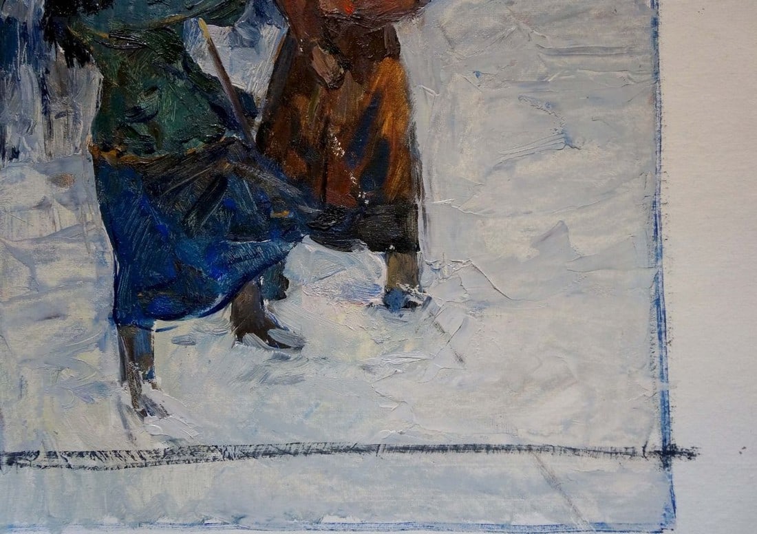 Oil painting Rally of people Pokulity Konstantin Ivanovich - 6