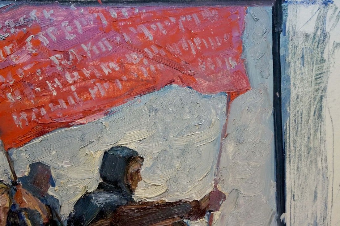 Oil painting Rally of people Pokulity Konstantin Ivanovich - 5