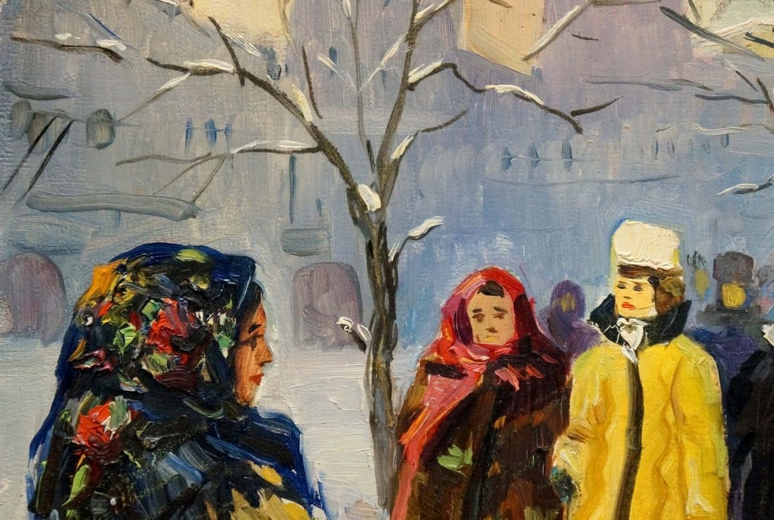 Oil painting For Baptism Popov Igor Alexandrovich - 3