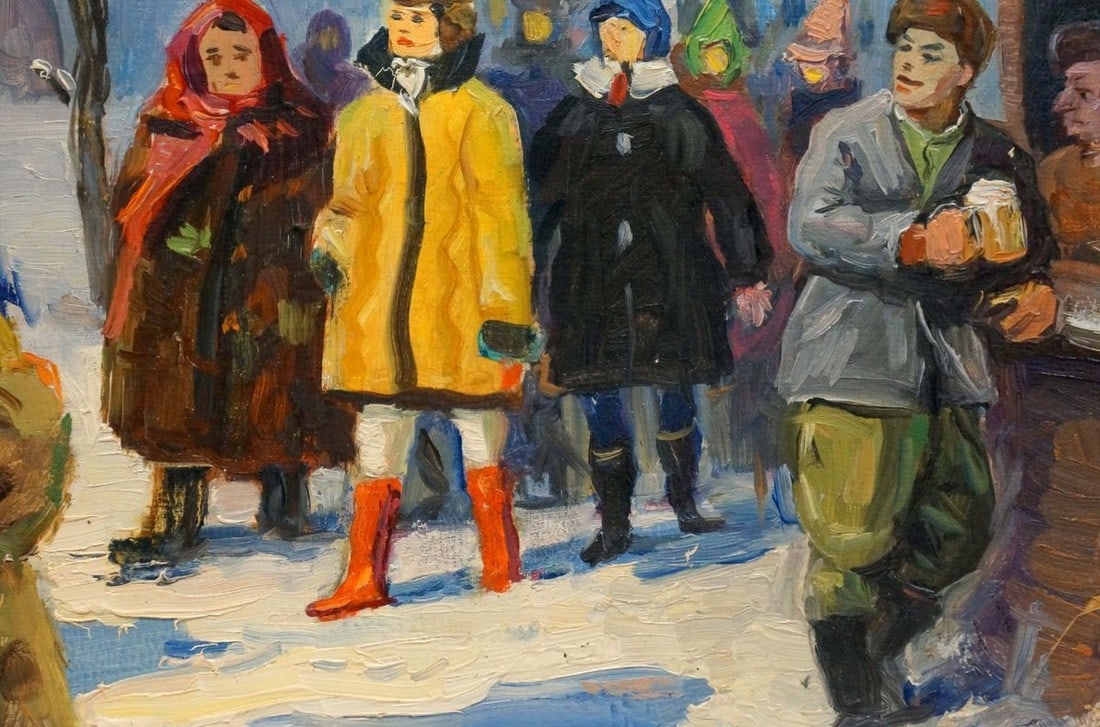 Oil painting For Baptism Popov Igor Alexandrovich - 5