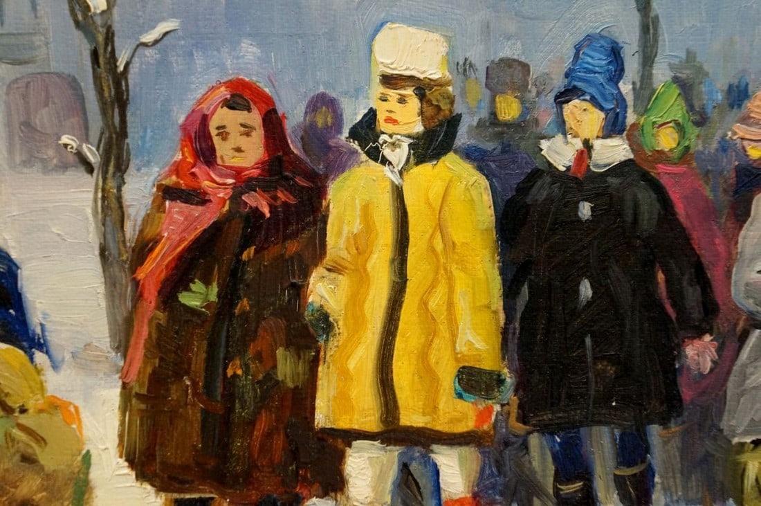 Oil painting For Baptism Popov Igor Alexandrovich - 6