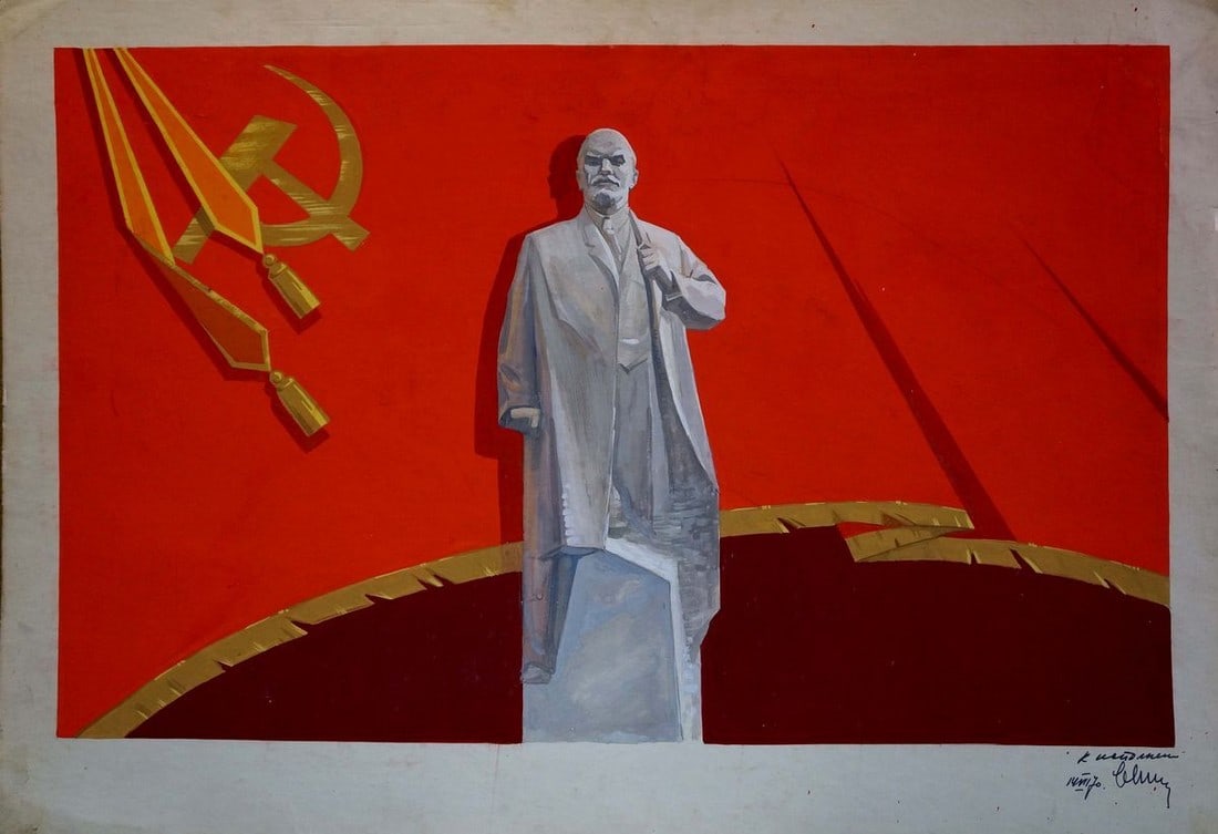 Painting Portrait of Lenin (1 of 8)