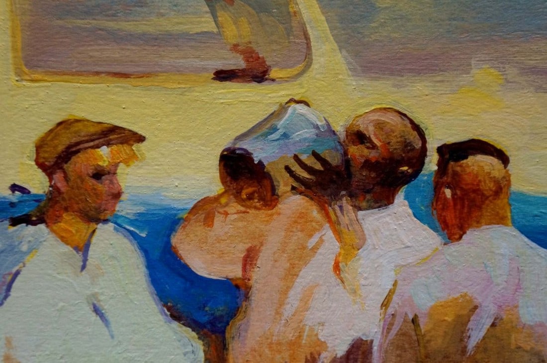 Oil painting On the road Sulimenko Peter Stepanovich - 5