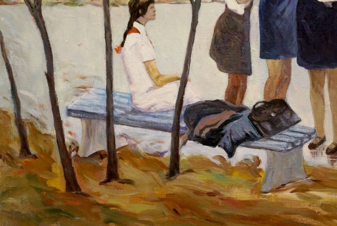 Oil painting In the park - 2