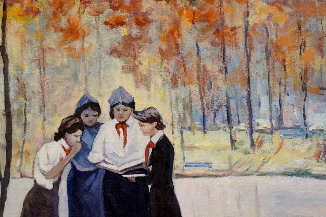 Oil painting In the park - 6