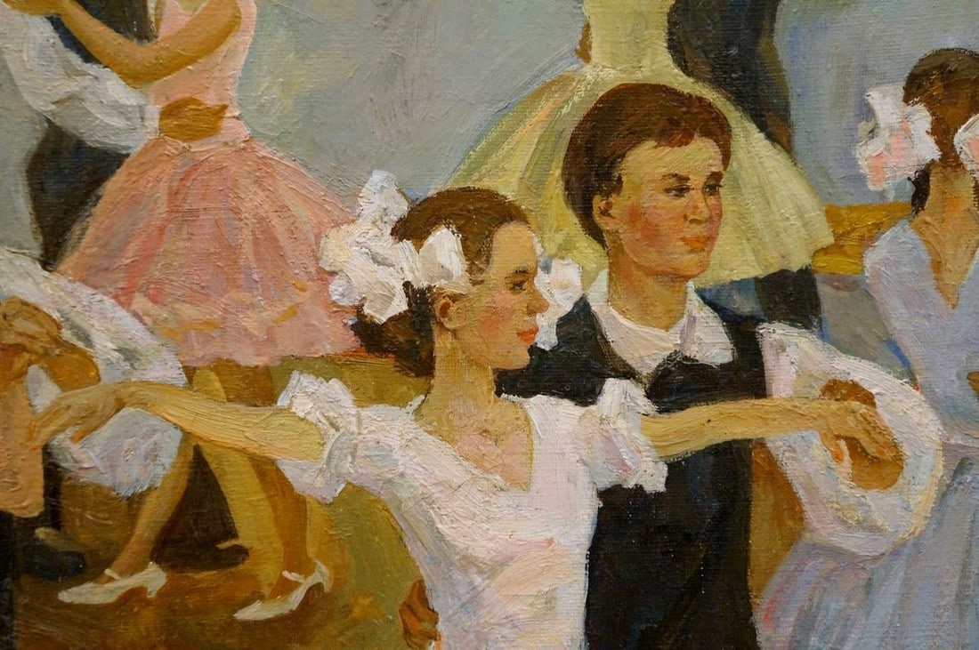 Oil painting Ballroom dancing Fomenok Stanislav Fedorovich - 6