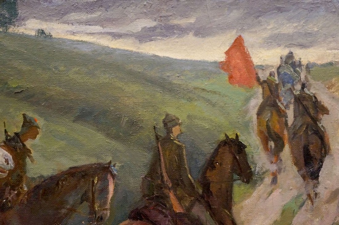 Oil painting The soldiers Sharapenko V. A. - 4