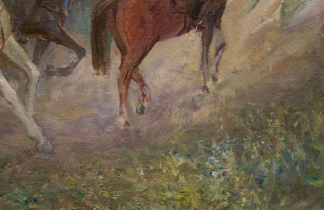 Oil painting The soldiers Sharapenko V. A. - 5