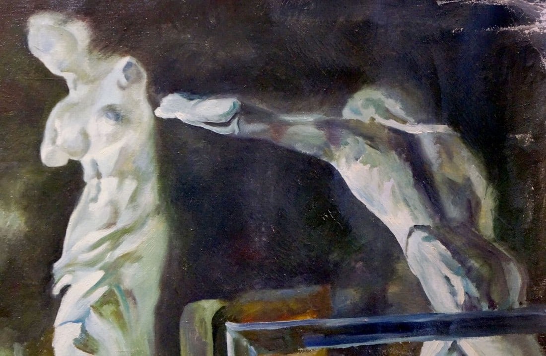 Oil painting The first slogan Titarenko Maria Anatolyevna - 4