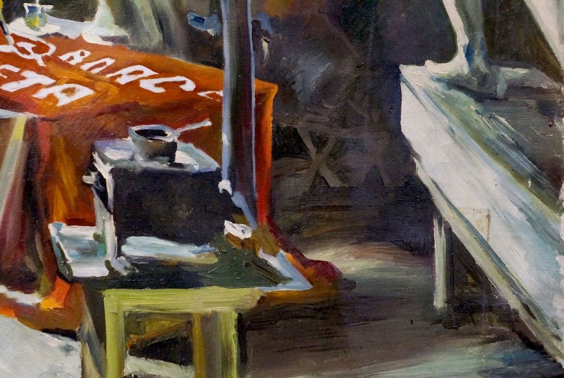 Oil painting The first slogan Titarenko Maria Anatolyevna - 5