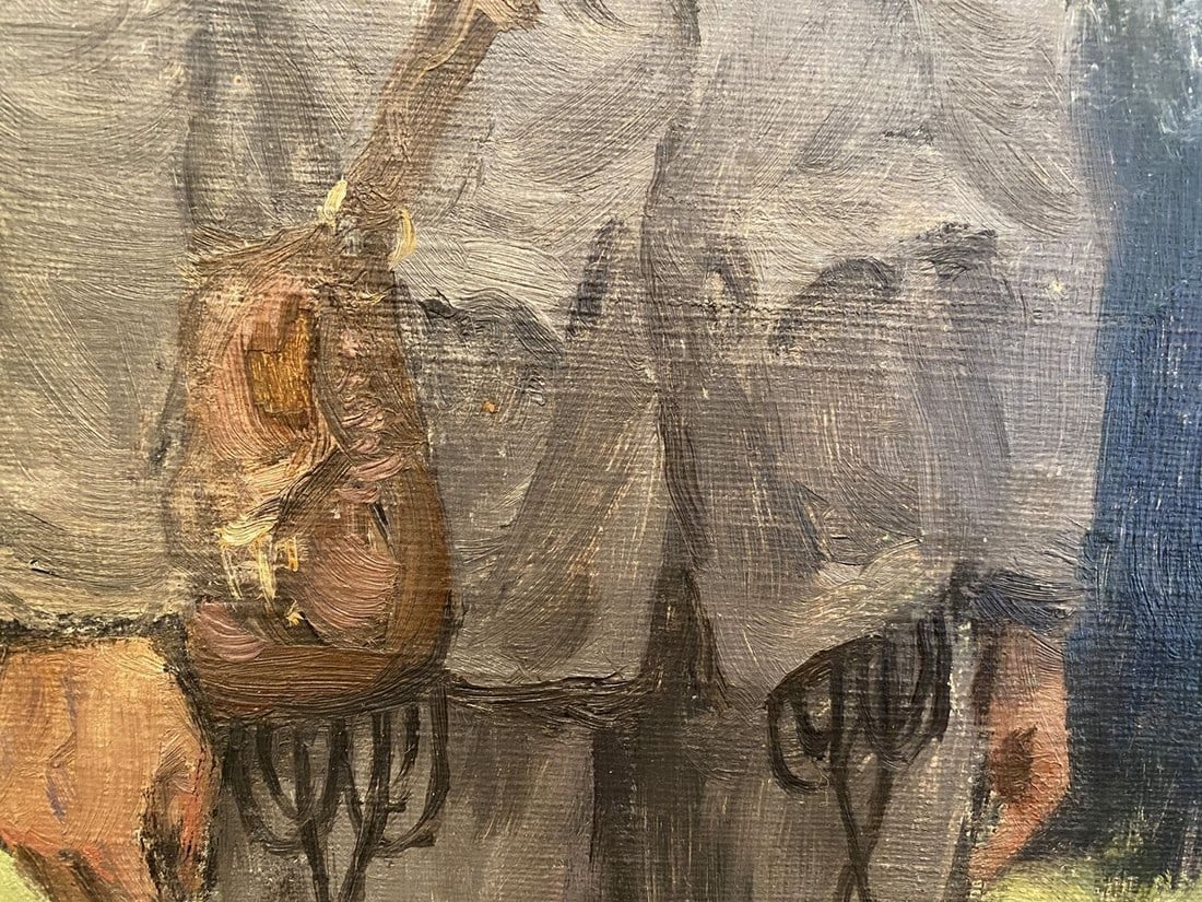 Oil painting Hungarian soldier Ivan Alekseevich Vladimirov - 4