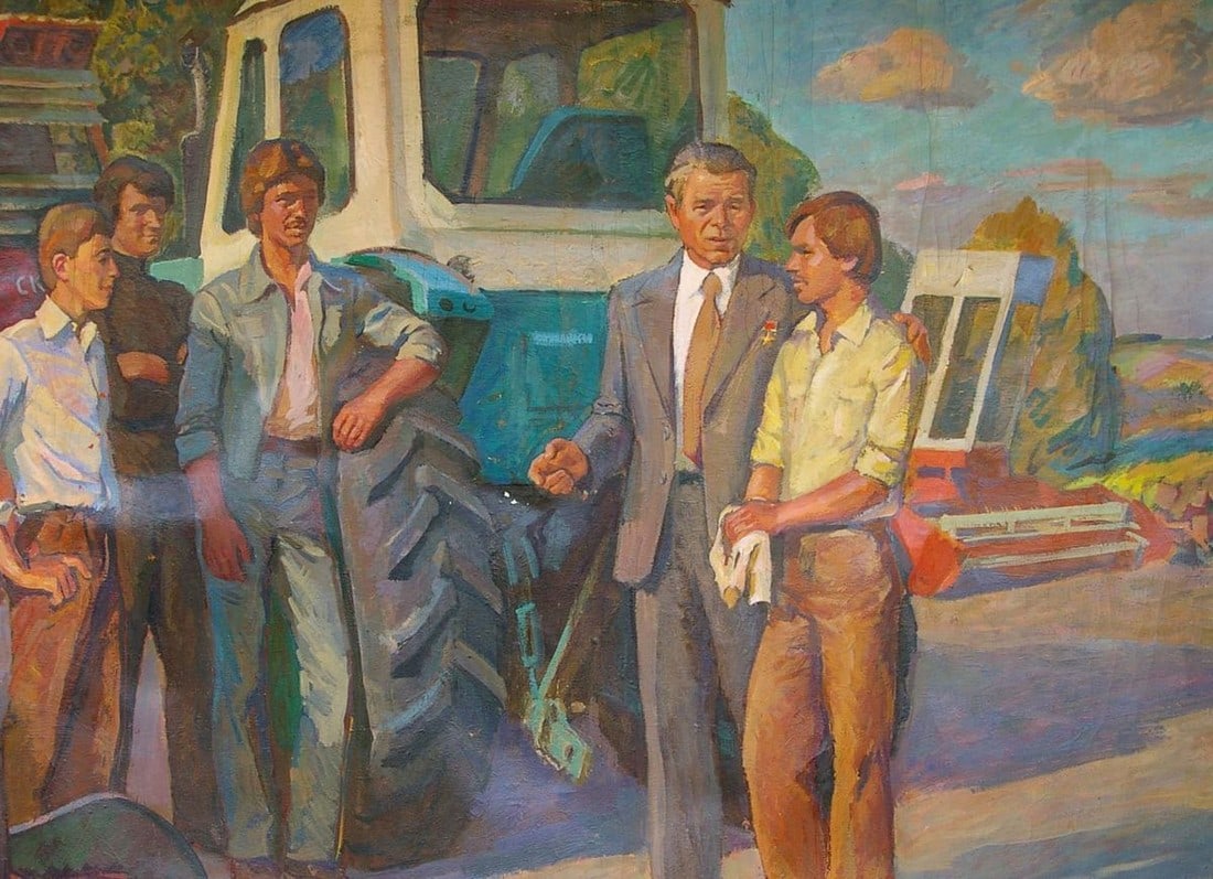 Oil painting Workers Kozik Viktor Georgievich - 4