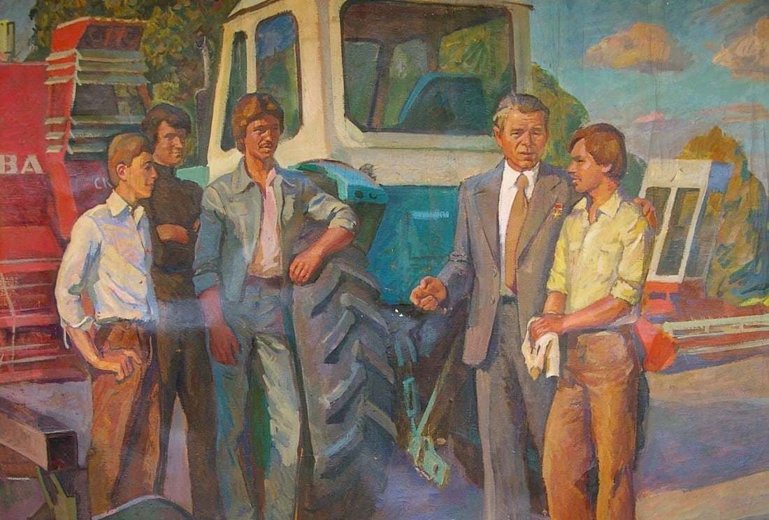 Oil painting Workers Kozik Viktor Georgievich - 5