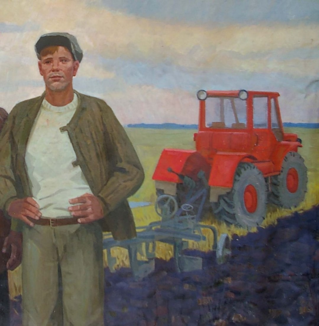 Oil painting Machine operators Khokhlov Fedor Ivanovich - 2