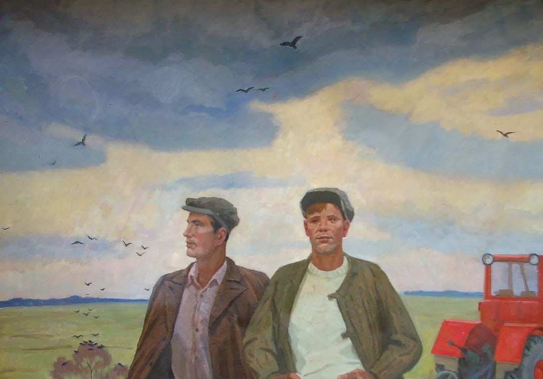 Oil painting Machine operators Khokhlov Fedor Ivanovich - 6