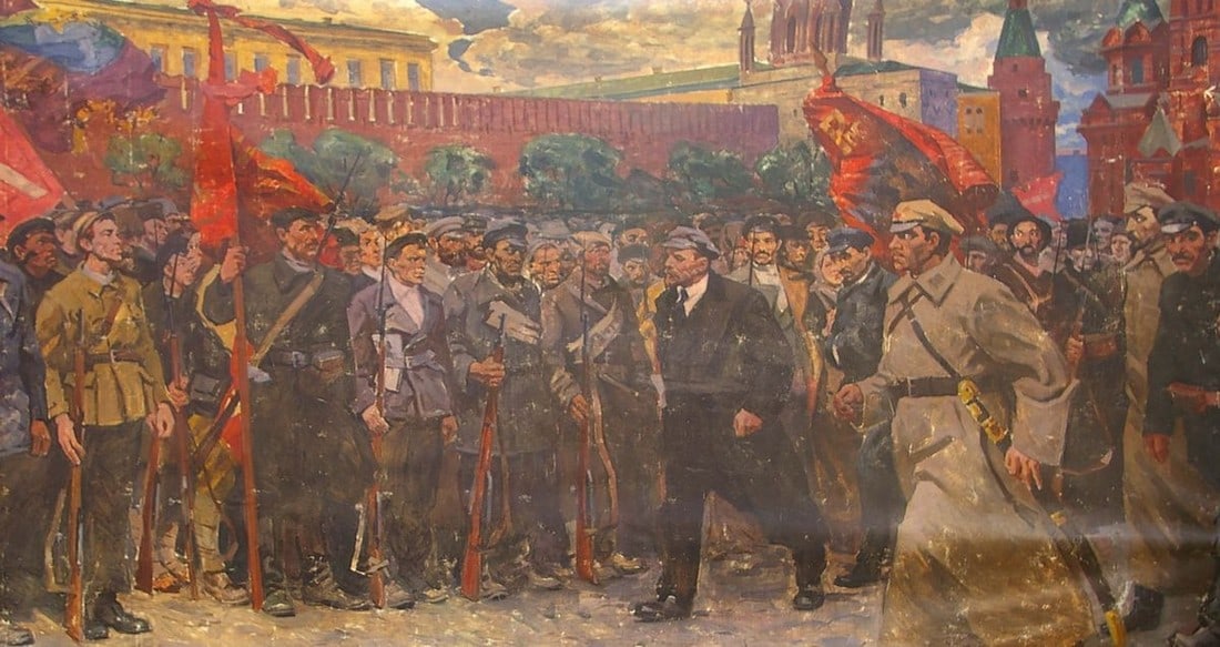 Oil painting Soldiers of the Revolution Unknown artist - 4