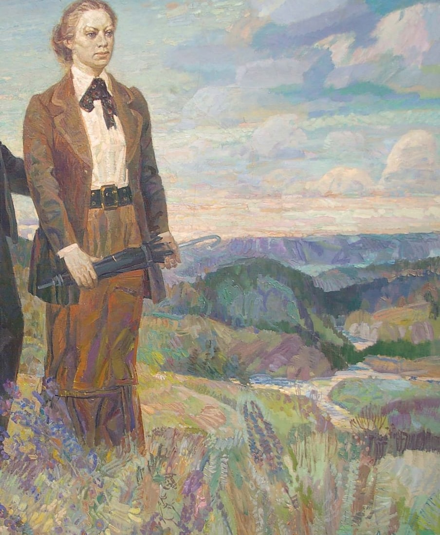 Oil painting Lenin and Krupskaya Odainik Vadim Ivanovich - 4