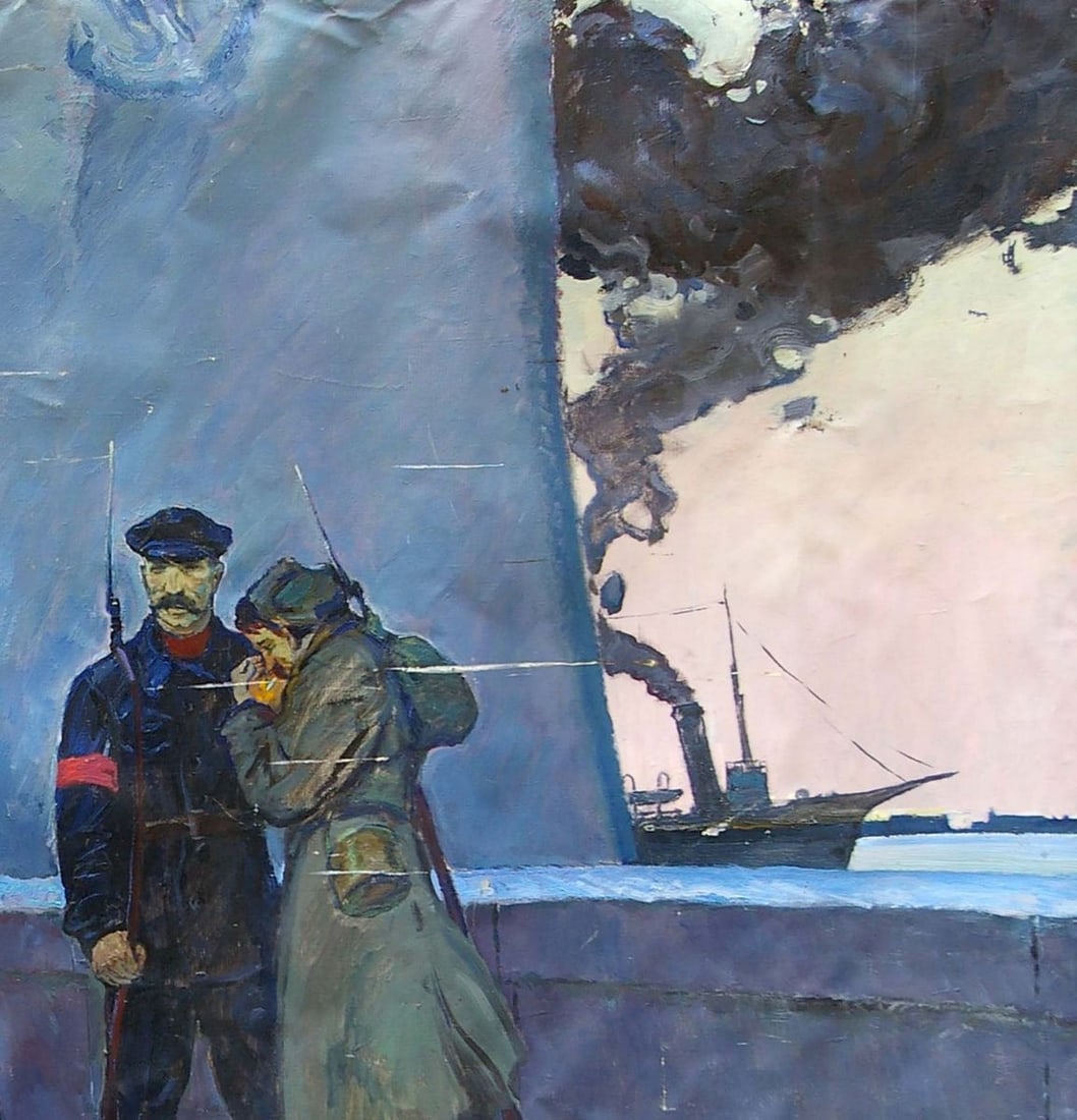 Oil painting Lenin with the sailors Pavlyuk Georgy Nikolaevich - 3