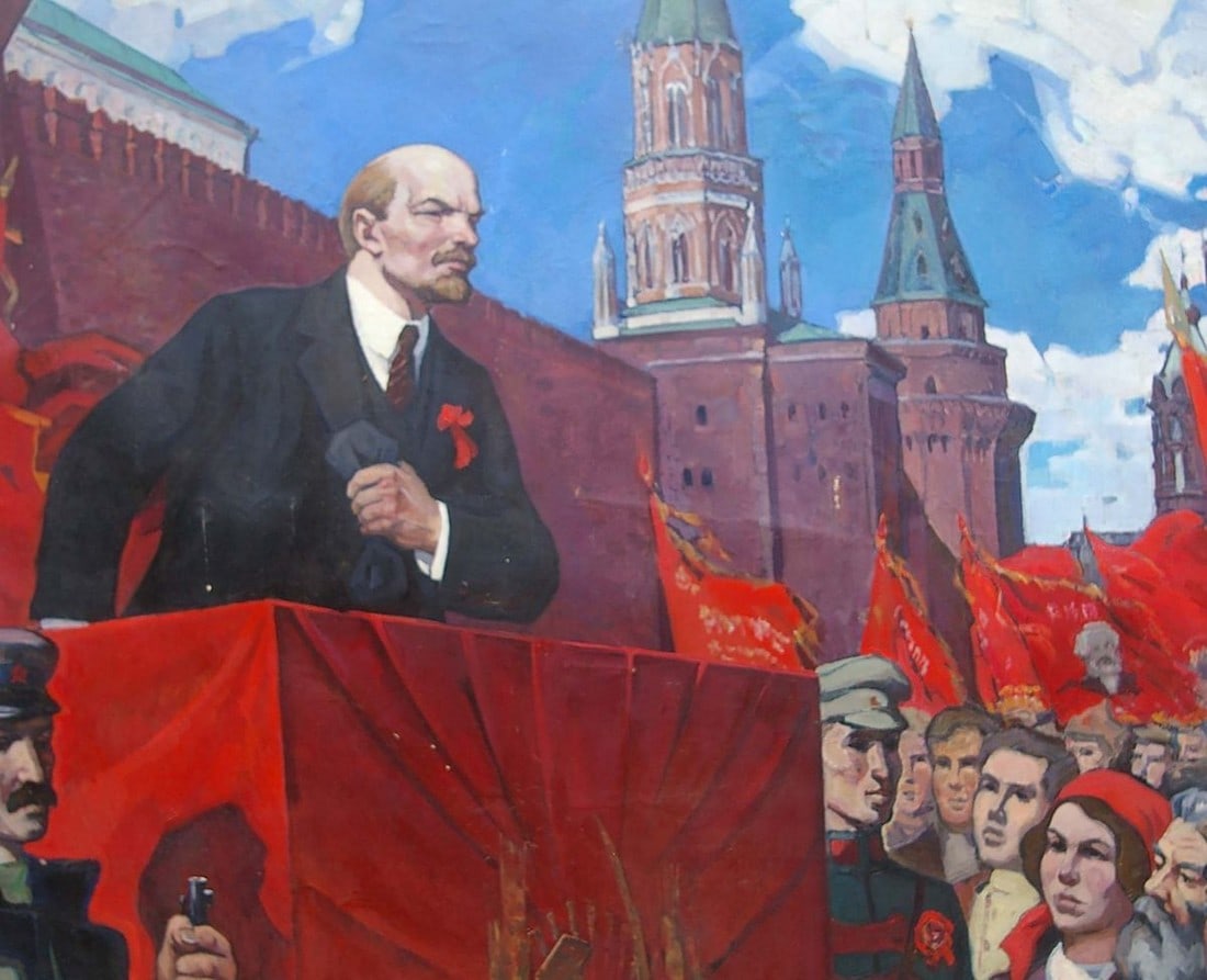 Oil painting Lenin's speech Rusin Arkady Viktorovich - 5