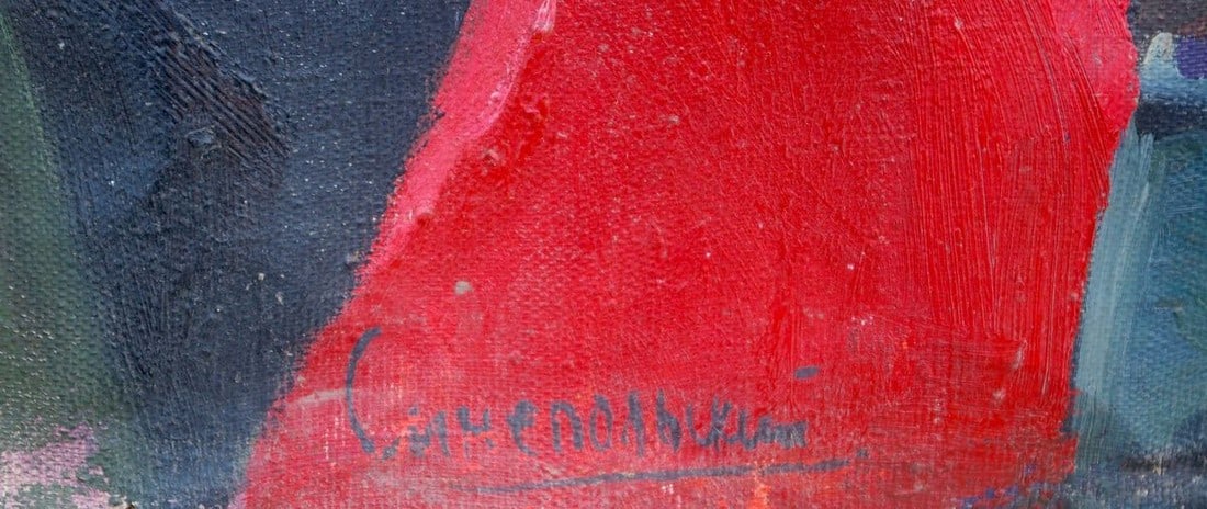 Oil painting Lenin's speech Sinepolsky Igor Ivanovich - 6