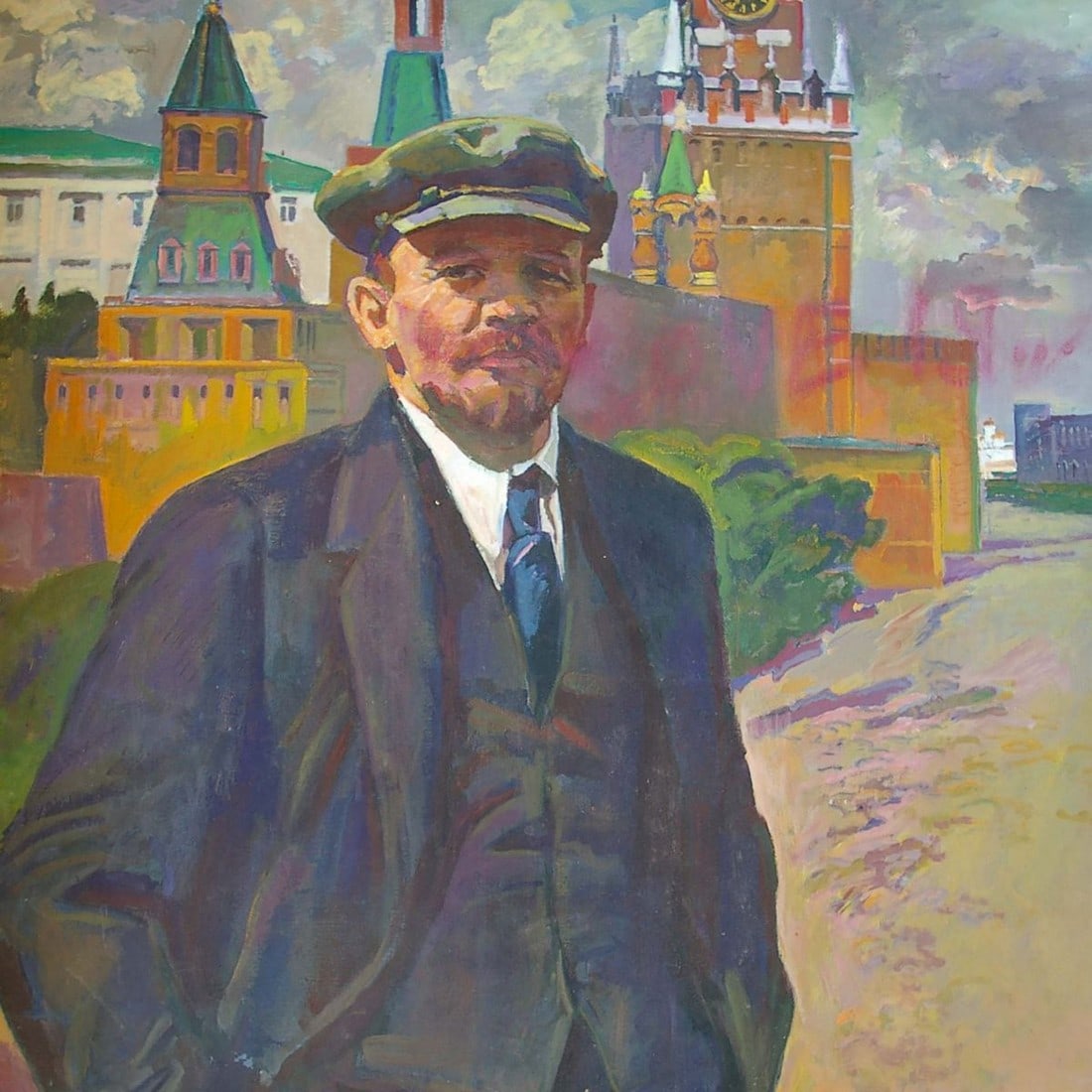 Oil painting Portrait of Lenin Tokarev Vyacheslav Vasilievich - 4