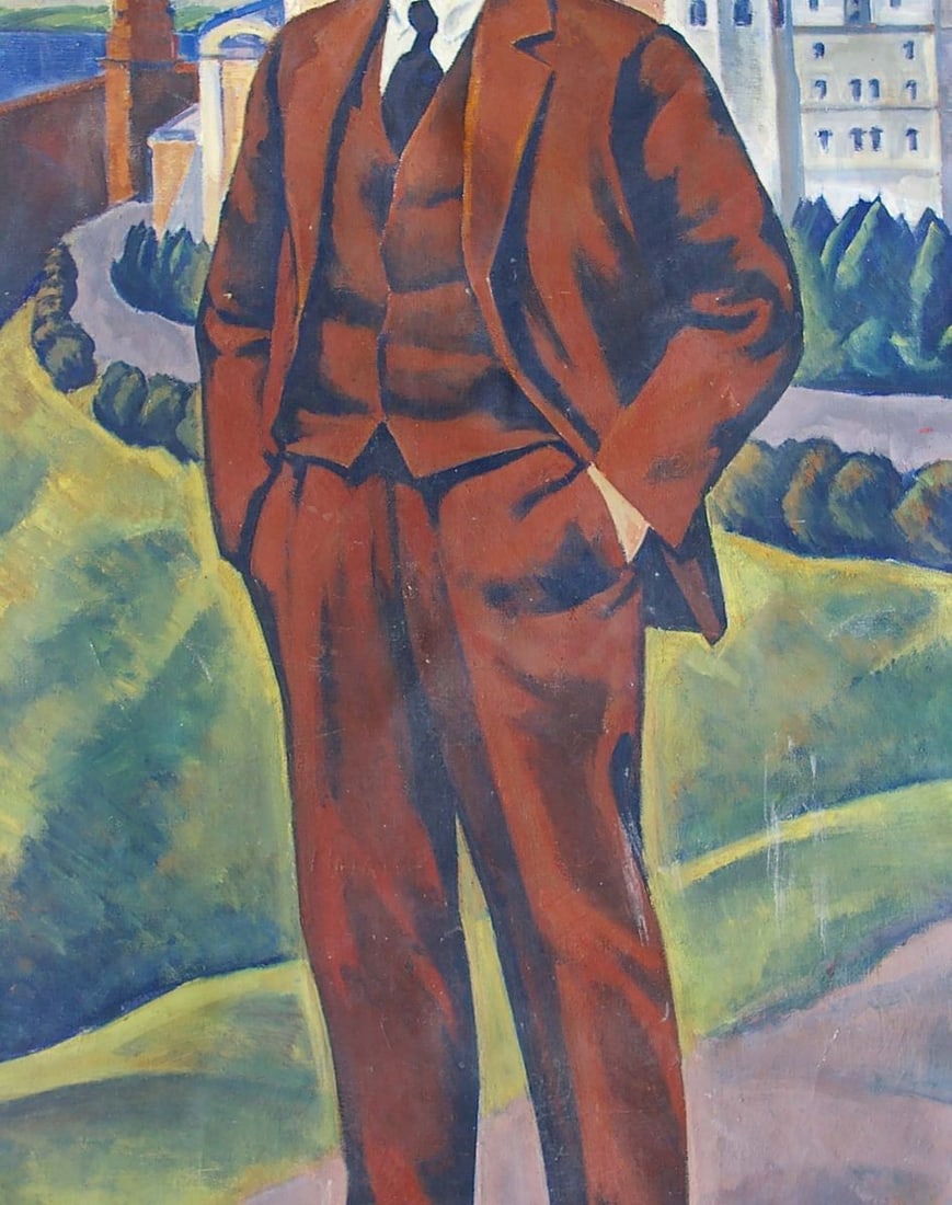 Oil painting Portrait of Lenin Tokarev Vyacheslav Vasilievich - 2