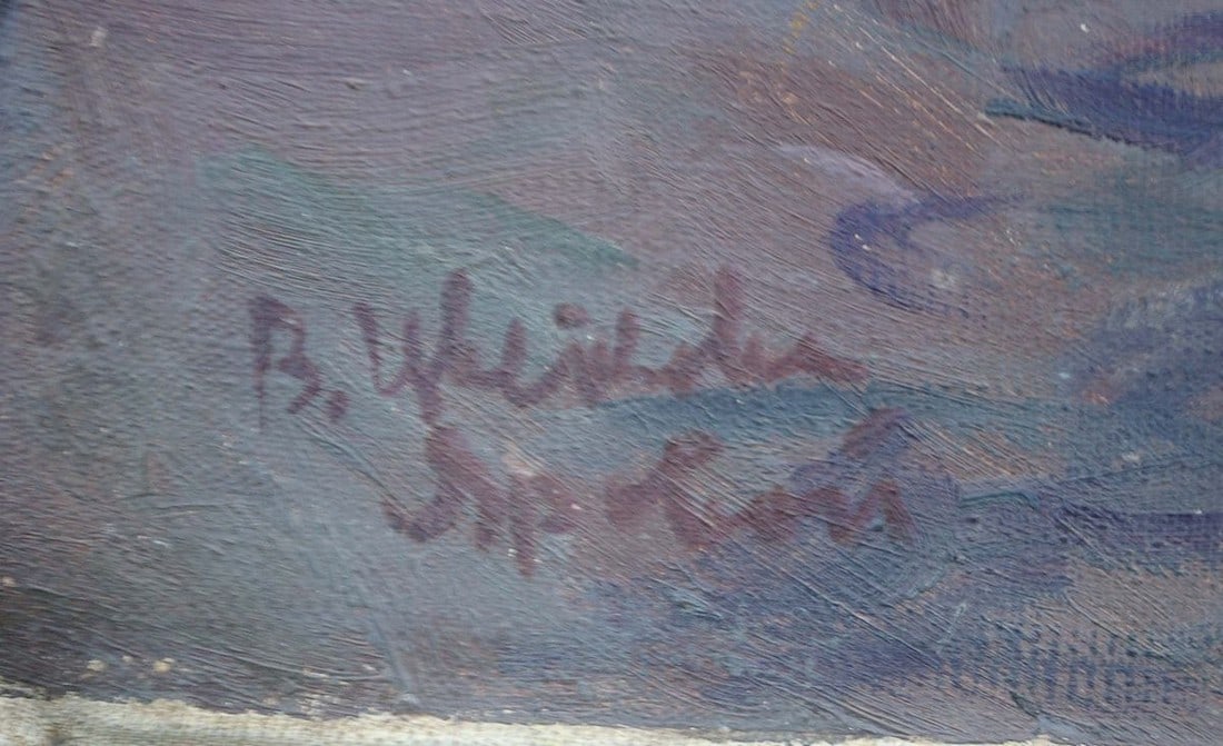 Oil painting Lenin with Komsomol members Tsvetkova V. P., Yarovoy S. K. - 2