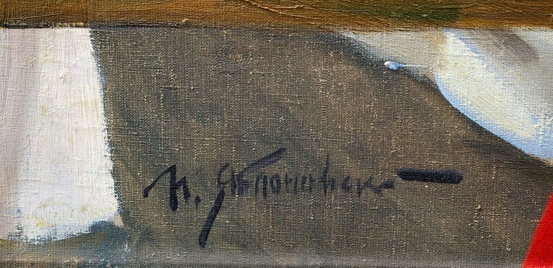 Oil painting Lenin with people Yablonsky P. - 5