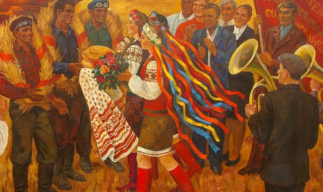 Oil painting Winners of social competitive Budnikov Vladimir Aleksandrovich - 2