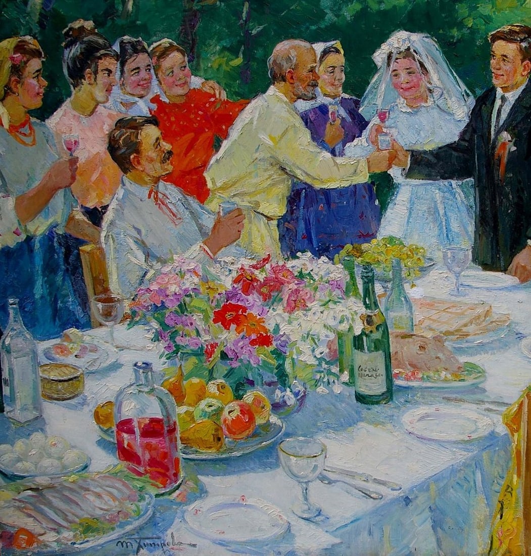 Oil painting Wedding Khitrova Tamara Alexandrovna - 2