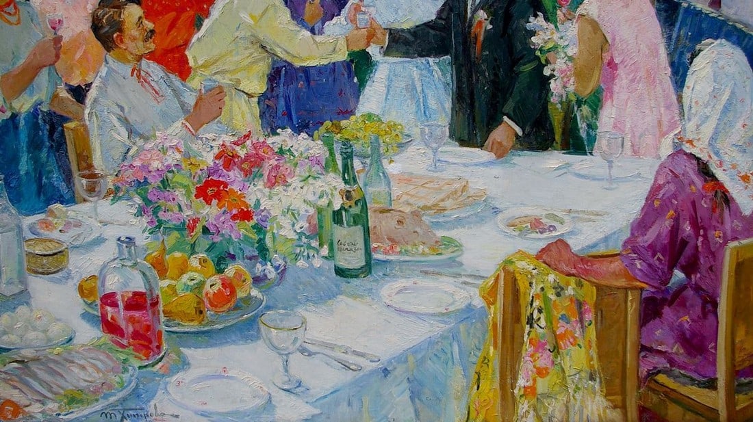 Oil painting Wedding Khitrova Tamara Alexandrovna - 3