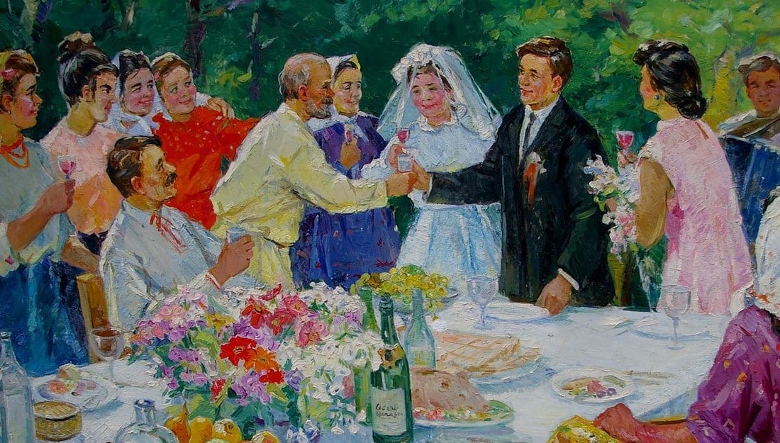 Oil painting Wedding Khitrova Tamara Alexandrovna - 4