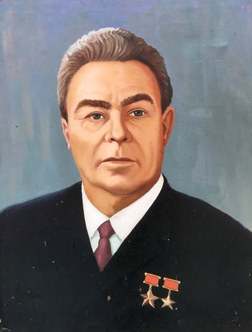 Leonid Brezhnev oil painting - 3