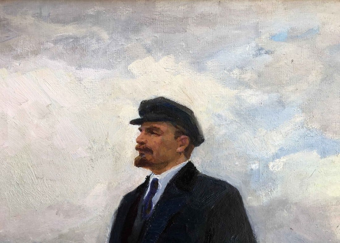Oil painting Lenin in Spill Yudenko Lyudmila Vladimirovna - 3