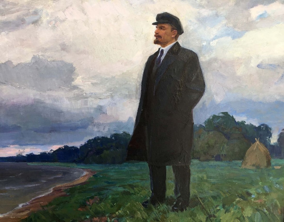 Oil painting Lenin in Spill Yudenko Lyudmila Vladimirovna - 6